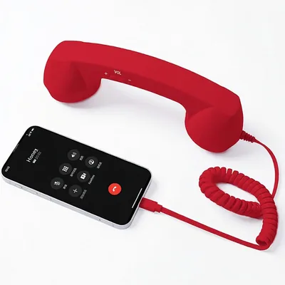 Mophrati Type-C Landline Handle Retro Phone Wired