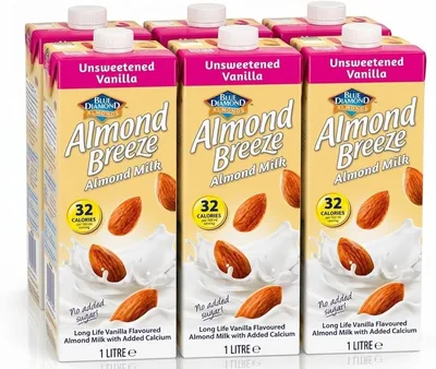 Blue Diamond Almond Breeze Vanilla Almond Milk, Dairy Free & Vegan, Best Deal