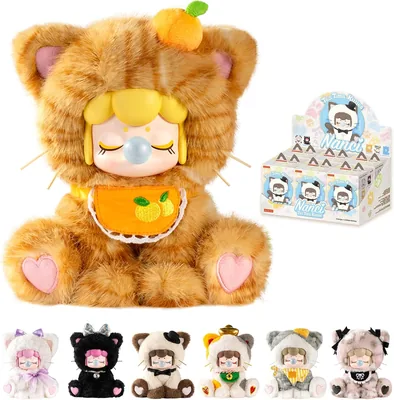 Rolife Nanci Blind Box Plush Action Figure Doll (Tea Time Kitties) | Fruktsnackig Kawaii Charm