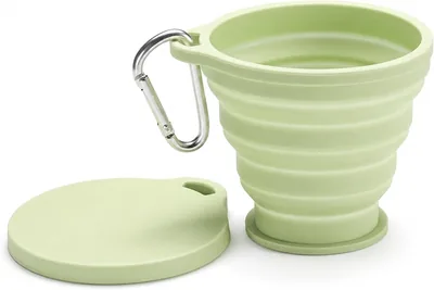 Folding Silicone Drinking Cup - Heat-Resistant Outdoor Beverage Holder