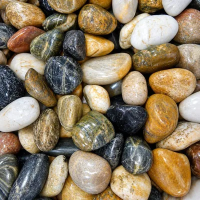 Piedras pulidas de colores tamaño 3-5 cm bolsa de 5 kg | TodoStones