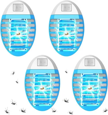 Trappola per zanzare elettrica con luce per casa giardino interno esterno cucina soggiorno, zanzare insetti mosche Mosca ragni