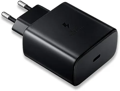 محول شحن سريع فائق مع كابل USB-C إلى USB-C للهواتف الذكية (شحن مزدوج أصلي (45W PD شحن سريع، متوافق
