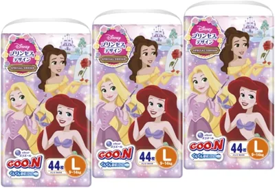 GOO.N ベビーおむつ パンツ Lサイズ 132枚（44枚×3パック） ケース販売 9～14kg - Amazon.co.jp限定