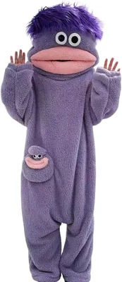 Silly Big Mouth Monster Onesie Coral Fleece - Best Deal