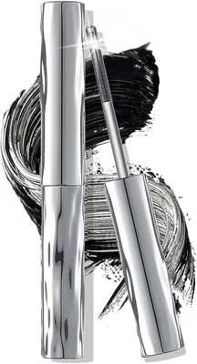 Iron Eye Mascara, Waschbarer Metall-Wimpernaufschlag - Schwarz Mascara 3D Krümmung, Langanhaltende Volumen & Lump-Frei ohne Verschmieren
