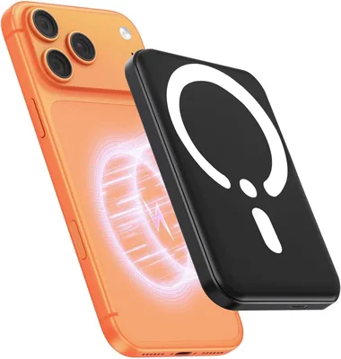 Batterie externe magnétique 10000 mAh avec chargeur inductif 20W Mag-Safe, meilleure offre