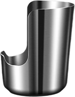 Koksnäringshållare i inbäddad stål - 304 Stäl 10x13.3cm | 2-delig Vertikal Rak | Löffl Stöd för Kitchens
