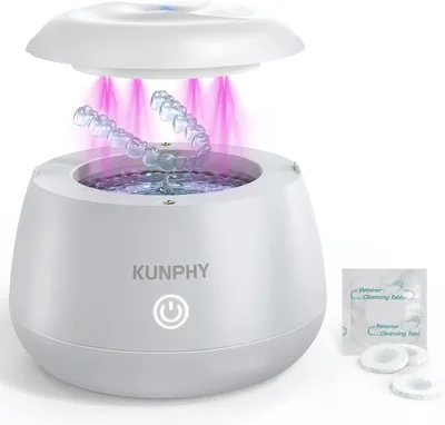 KUNPHY Ultrasonic Retainer Cleaner 72% Off