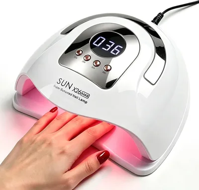 Lampada UV LED Professionale da 380 W, Forno per Unghie con Timer 4 | 81 LED, Display LCD, Sensore di Avvio Automatico, per Gel e Semi-Permanente
