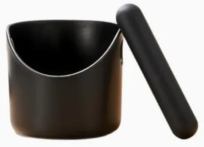 Compact Espresso Knock Box - Black