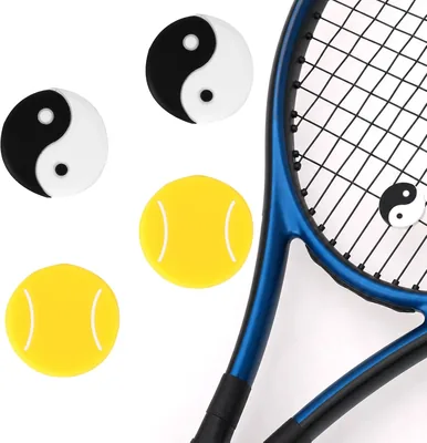 4pcs Tennis Racket Dampeners Silicone Shock Absorber