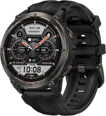 KOSPET Orb 2 Smartwatch Hombre y Mujer, GPS Dual Banda, 5 ATM y IP69 | Pantalla AMOLED Militar de 1.43", Batería de 16 Días, LED