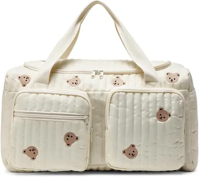 HOVCEH Quilted Hospital Bag - 28L White Best Deal