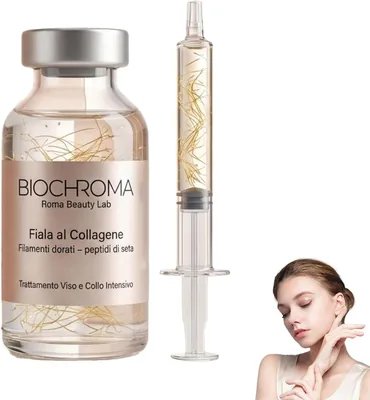 BioChroma Siero Coreano Lifting Effetto dal Primo Uso, Con Peptidi di Seta e Collagene, Idrata e Riduce le Rughe - 46% Di Sconto