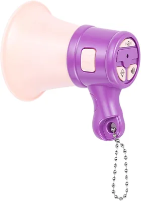 Aumotop Mini Altavoz Megáfono Portátil Ergonómico con Sonido Potente para Eventos Escolares y Juegos de Roles (Púrpura) - Mejor Precio