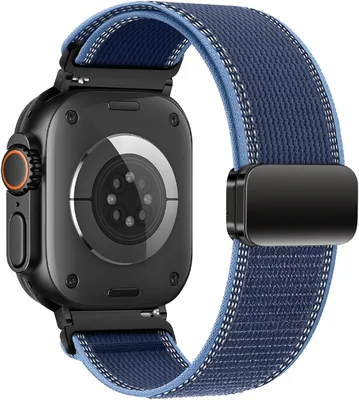 Apple Watch Ultra Band 49mm - Soft Magnetic Nylon Strap