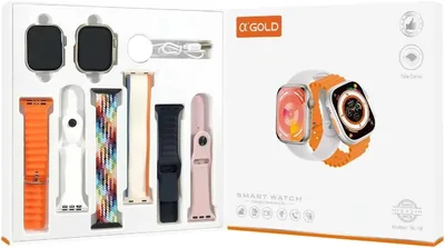 Relógio Inteligente Kit 2 Smartwatch com Chamadas e 6 Pulseiras - Melhor Preço
