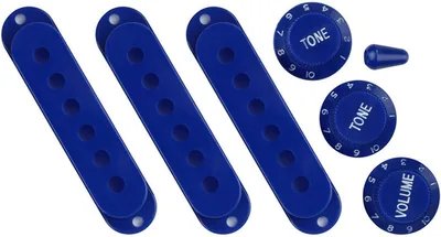 1 Cubierta para pastilla de guitarra de bobina simple con perillas y accesorios