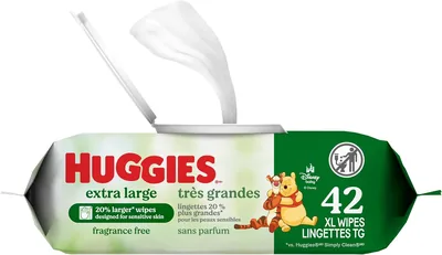 Huggies Extra Large Baby Wipes - 42 XL Unscented (Best Deal)