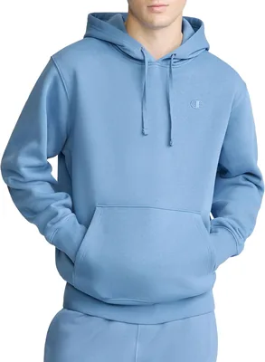 Champion Men's Powerblend Fleece Hoodie C Logo