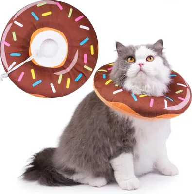 SAKINU Donut Soft Cat Recovery Cone Collar