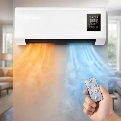 Climatiseur mural, climatiseur compact portable avec télécommande, polyvalent Sans extérieur | Meilleur Prix