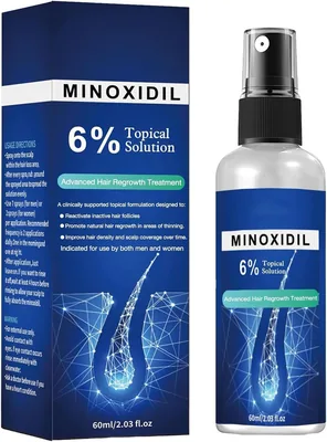 6% Minoxidil Hair Growth Spray - 40% Off