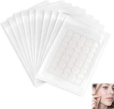 Parches para Acné MYDEAR 360pcs, Parches Hidrocoloides para Espinillas, Calcomanías Ultra Finas para Cara y Piel