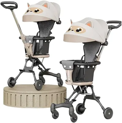 Baby Stroller - Lightweight Travel with Folding Canopy