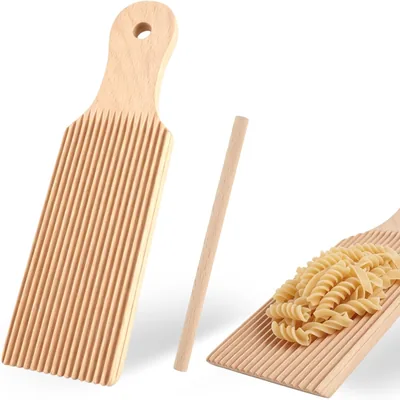 Gnocchiplatt med rolle, pasta platt Spätzle av hölj för ravioli | Beechhöljer pasta tray för molepoklar, macaroni och hö