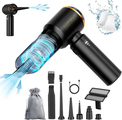 20000Pa Cordless Car Vacuum - Black