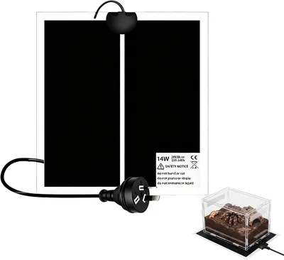 14W Reptile Heating Pad 28x28cm Waterproo