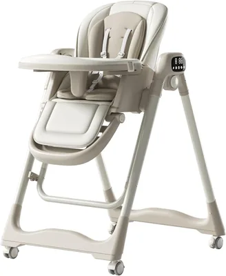 Baby High Chair 2-in-1 Convertible Feeding Chair with Swing