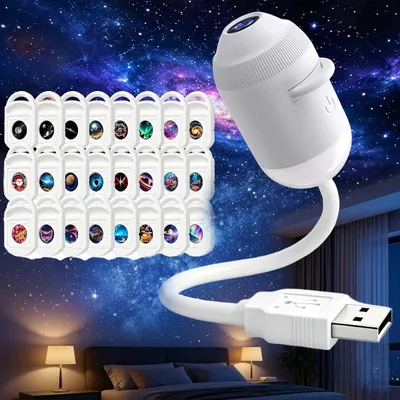 Projecteur holographique 3D Smart Dynamic Galaxy, avec films de projection 6/12/24 - Meilleure Offre