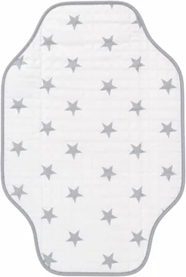 Foldable Waterproof Baby Changing Pad - Brown Stripe Print