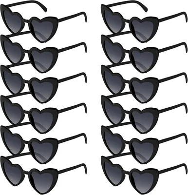 BUTBU Heart Sunglasses Pack of 12 Best Deal