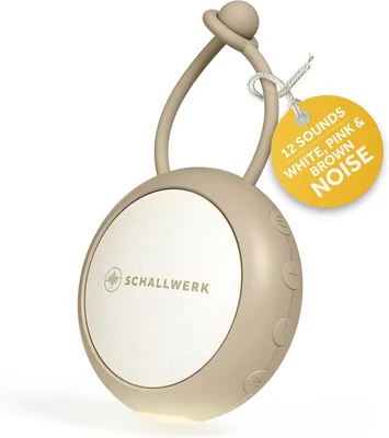 Schallwerk® Macchina del Rumore Bianco per Neonati - Dispositivo per Addormentarsi con Suoni Naturali