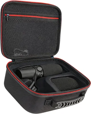 SM7B/SM7dB/MV7X/MV7+/MV6/MV7/MV7i マイク用保護カバー 衝撃吸収デブリバリア機能付き ポータブルバッグ 最安値