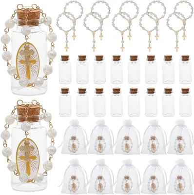 48 Sets Holy Water Bottle for Baptism