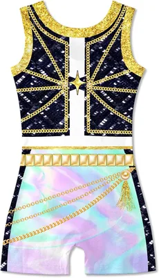 Funnycokid Gymnastics Leotard Unitard 3-10Y Best Deal