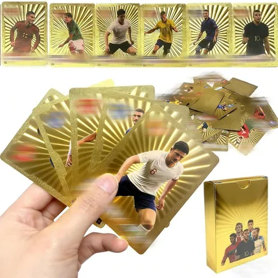 55 cartes de stars du football, cartes de footballeurs | Collectionner et échanger