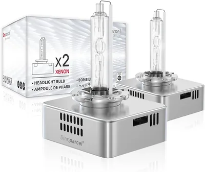 Bulbos Xenón D5S Sinoparcel, 6000K Blanco Frío, 25W | Hasta un 40% Más Blancos, 25% Más Brillantes, Reemplazo OEM