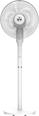 Ventilateur HEINNER HSF-L360WH sur pied blanc, 65 W, écran LED, 3 vitesses, minuterie 1/2/4/8h, inclinable à 60°/90°/180°/360° - Best Deal