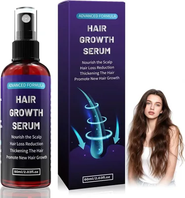 Spray de Aceite de Romero para el Cabello con Biotina, Niacinamida y Aceite de Ricino, Cabello Más Espeso y Voluminoso, Cuidado del Cuero Cabelludo