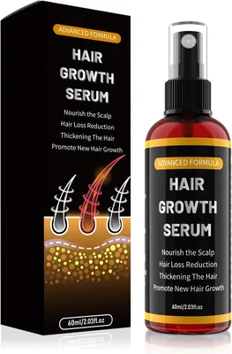 Suero para el Crecimiento del Cabello Spray para Hombres/Mujeres, Acelera el Crecimiento del Cabello, Prevención de la Pérdida de Cabello, con Biotina y Aceite de Romero