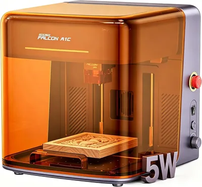 Creality A1C 5W Laser Engraver: Mini Desktop Cutter for Beginners | High-Speed & Auto Focus