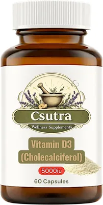 Vitamin D3 5000iu - Immune Support, 60 Capsules | Best Deal
