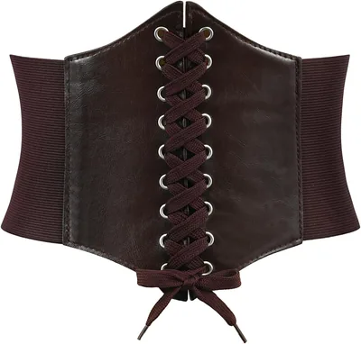 BSBUY Women's Corset, Waist Costume Belt, Elastic Waist Trainer