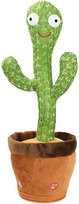 Dancing Cactus Toy - Interactive Light Up Baby Gift